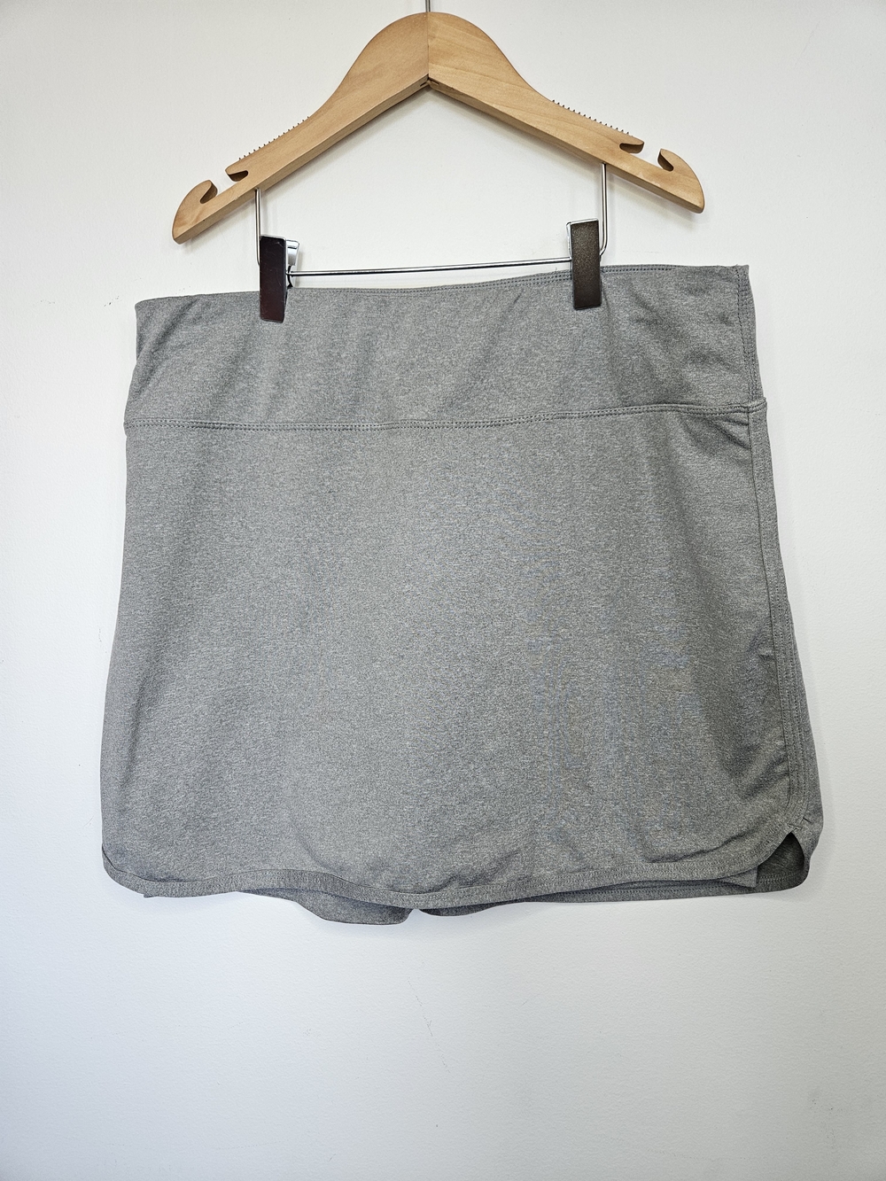 Hyba Heather Grey Active Athletic Skort Shorts Skirt Size M🔥
